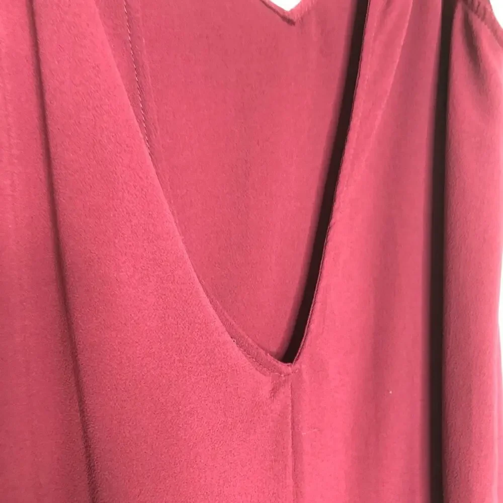 Show Me Your Mumu Friday Chocker burgundy pebble dress size Extra Small XS NWT